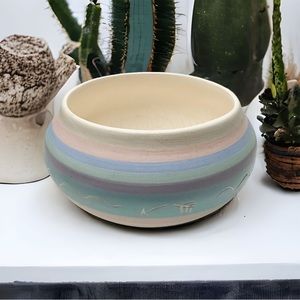 Southwestern Vintage Pottery Bowl Ceramic 4.25”x3” Trinket Jewelry Decor